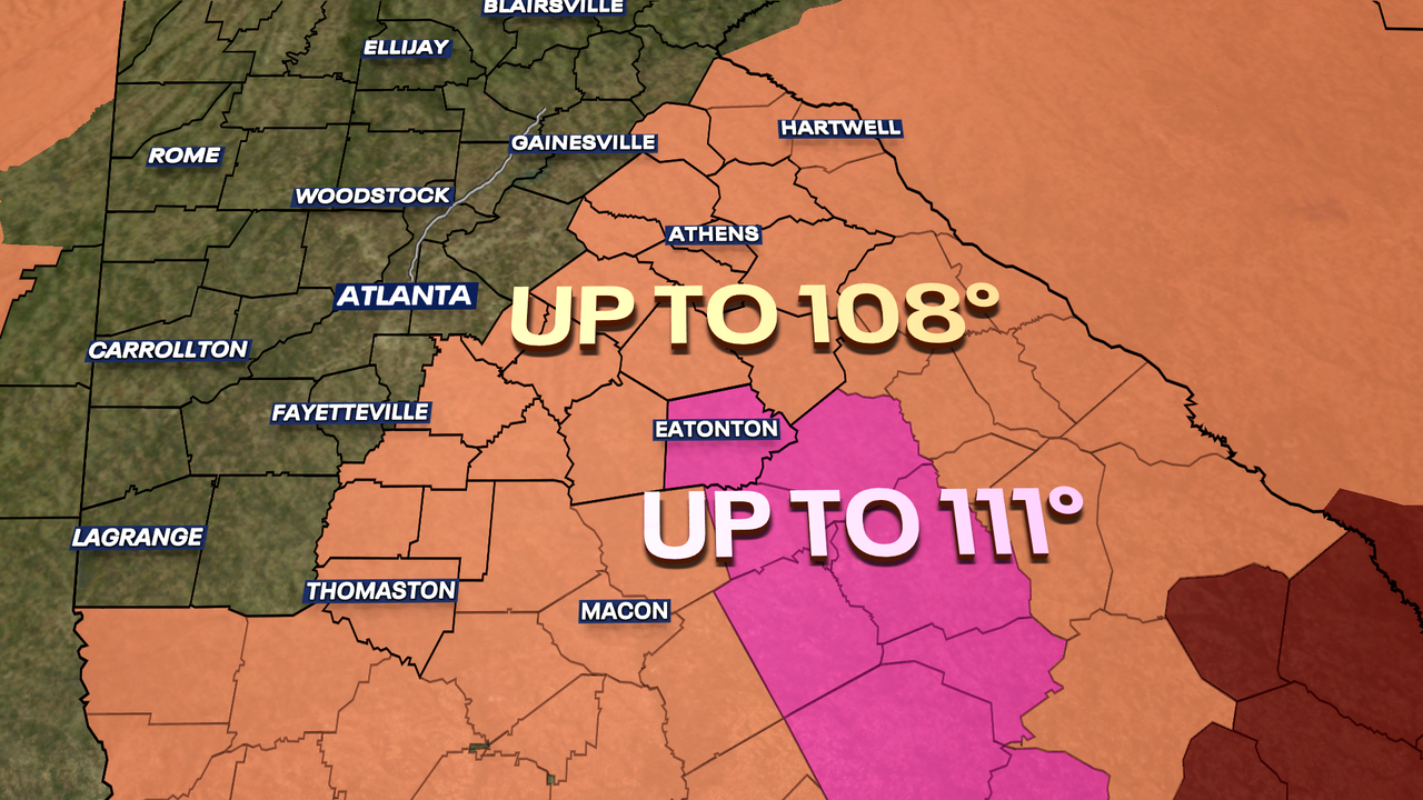 Calor extremo en el norte de Georgia: ¡Temperaturas que podrían superar los 100 grados!