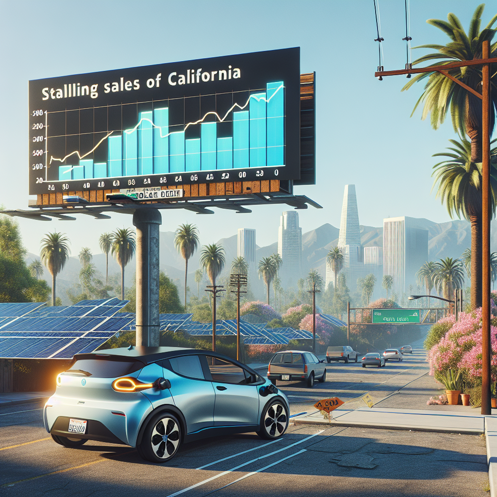 Electric Vehicle Sales in California Stall