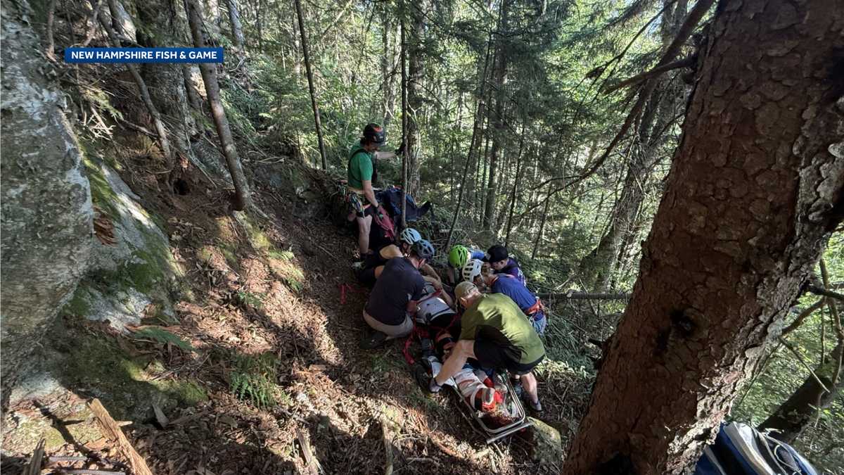 Senderista se cae de una montaña en NH y es rescatado tras caer entre 15 y 30 metros