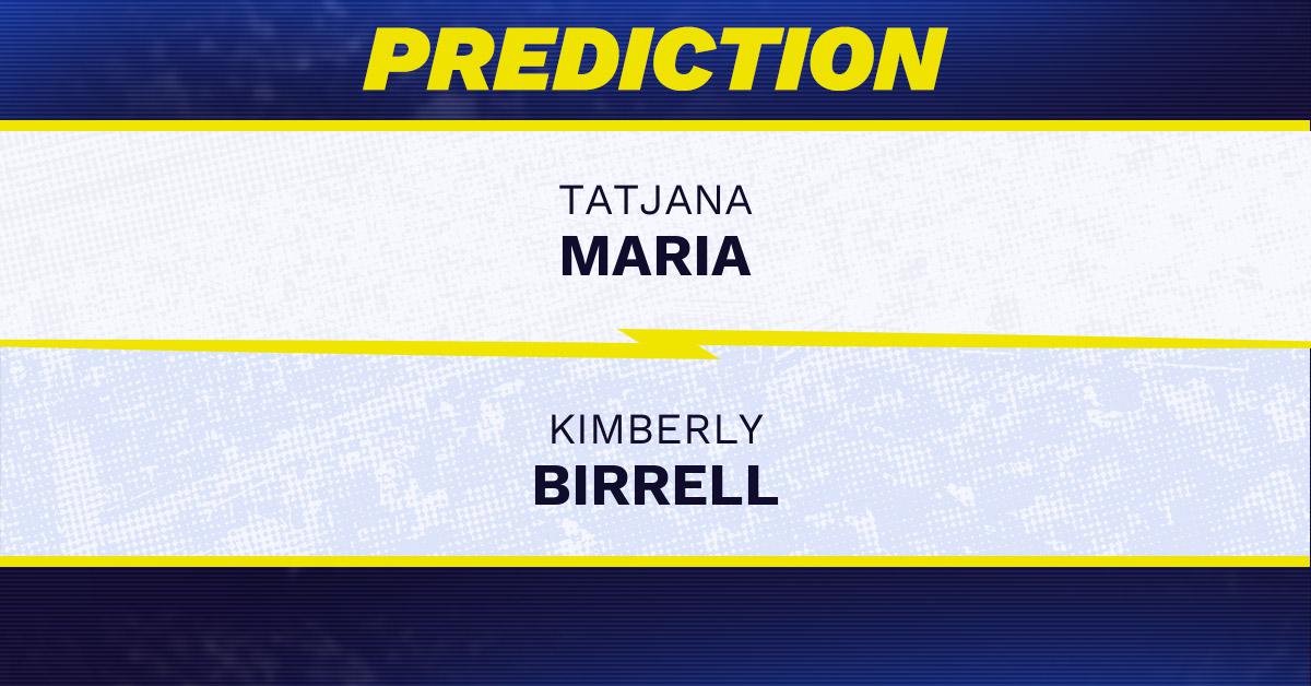 Predicciones, cuotas y recomendaciones para el partido Tatjana Maria vs. Kimberly Birrell en el WTA Dubai 2026