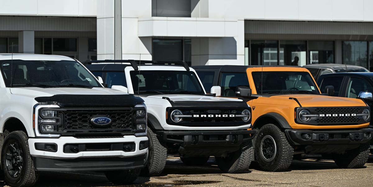 Selection of Ford Vehicles Displayed Outside a Ford News Photo 1751486333.pjpeg .jpeg