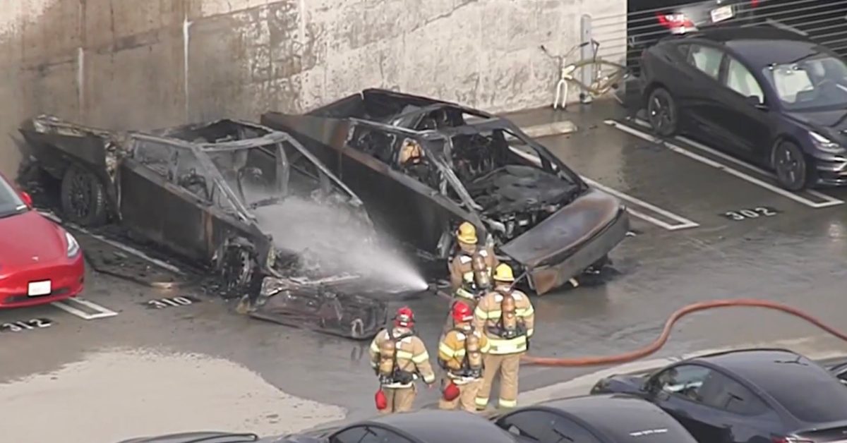 Tesla Cybertruck Fire Santa Monica Image via Nbc on Youtube .jpg
