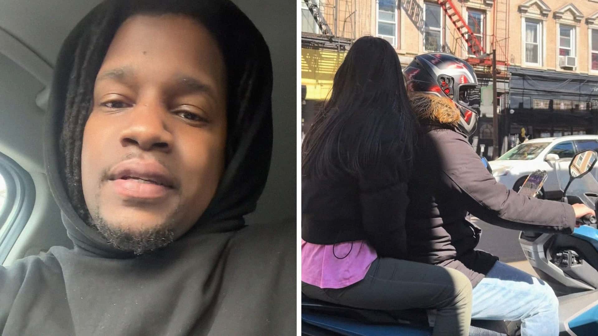 Kia Driver Sees Man on Motorcycle Wearing a Helmet While Woman on the Back Goes Without. so He Rolls.jpeg