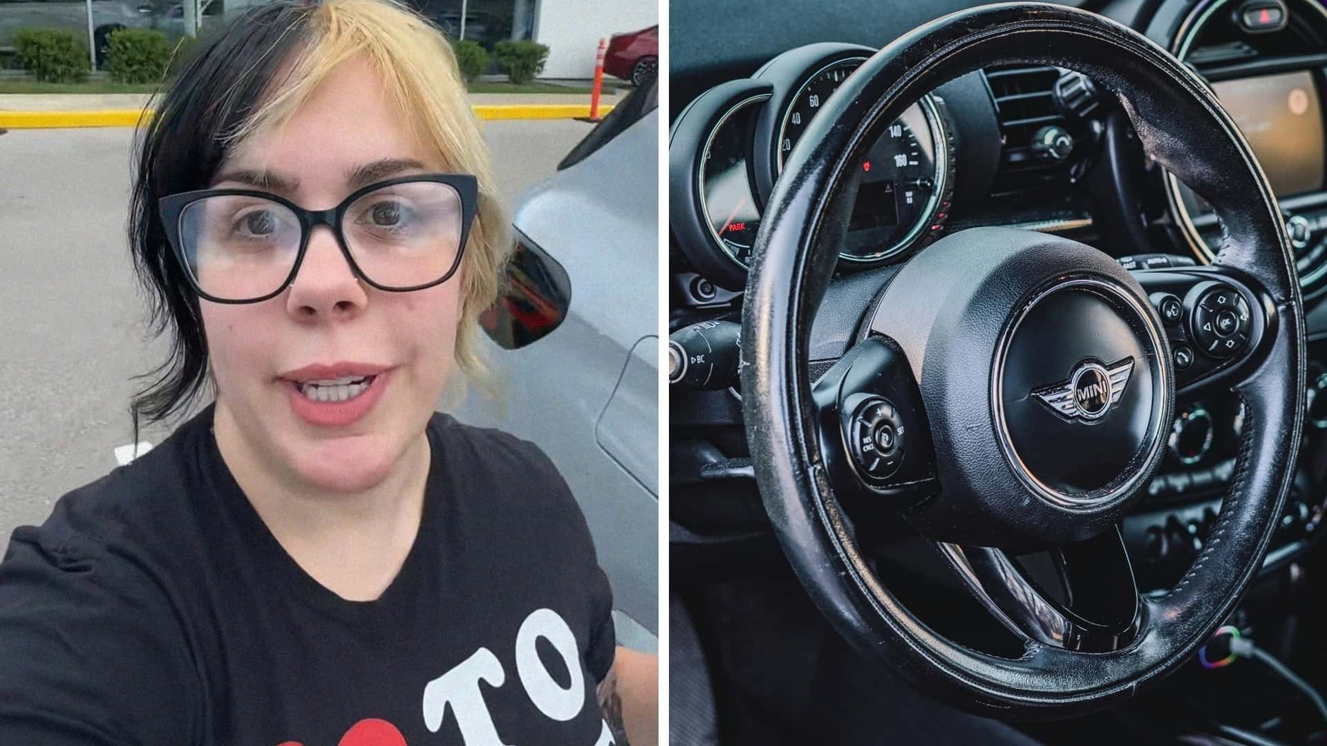 Woman Gets Loaner Car from Dealership.jpg